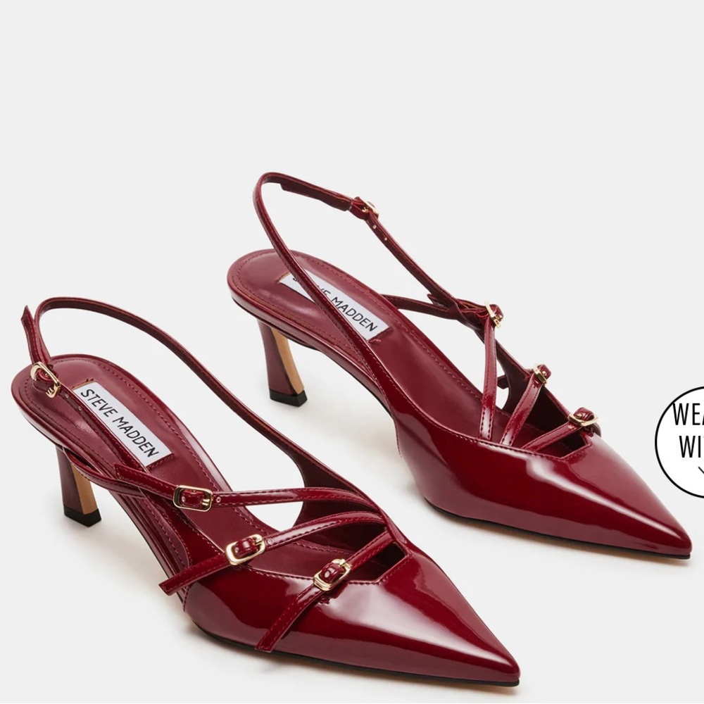 Steve Madden Women's Burgundy Heels